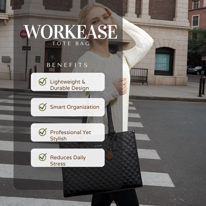 WorkEase 2-in-1: Laptop Tote with Insulated Lunch Storage